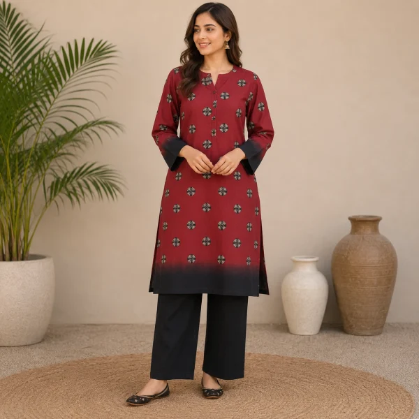 Alkaram Black Printed