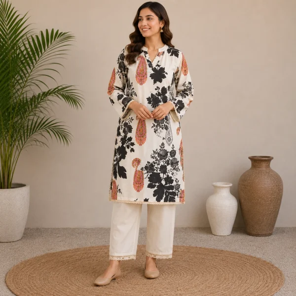 J. floral 2 pieces