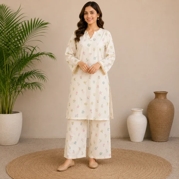 Khaadi Off White Floral