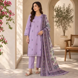 Zellbury Lilac Embroidered